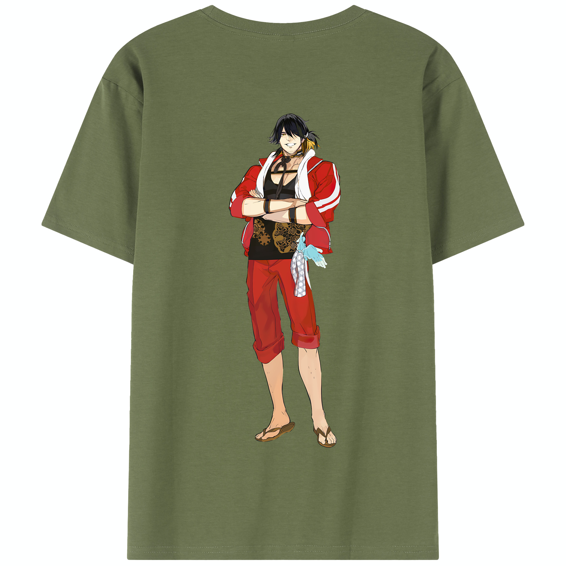 （画像用） 刀剣乱舞 Touken Ranbu 綿100％半袖Tシャツ（背面プリント）